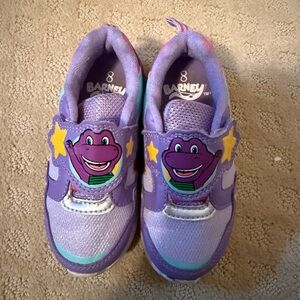Barney Purple Light Up Shoes